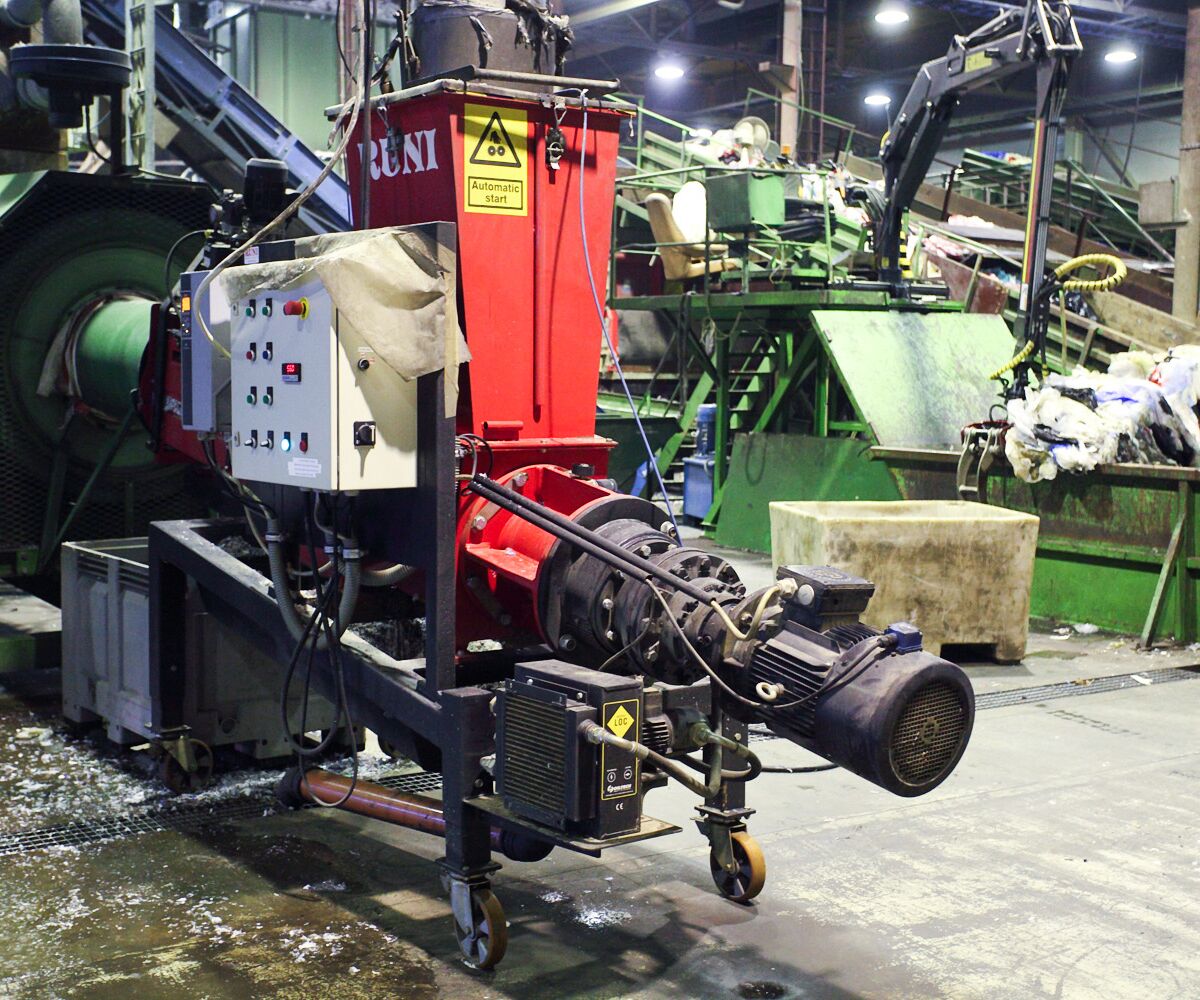 Trocknung von LDPE-Folien | Folldal Gjenvinning