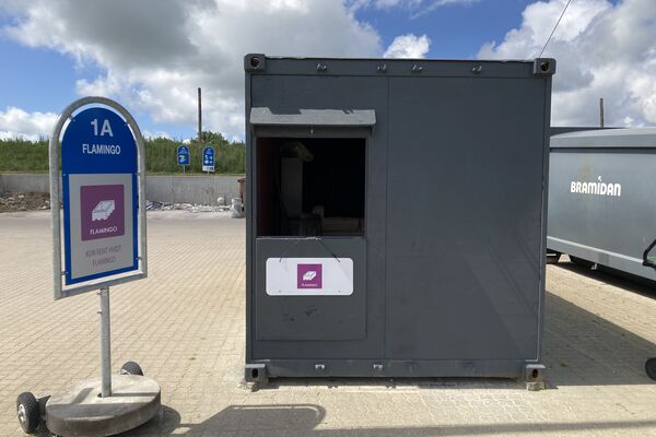 Verdichtung von Styropor | Recyclinghof Tarm