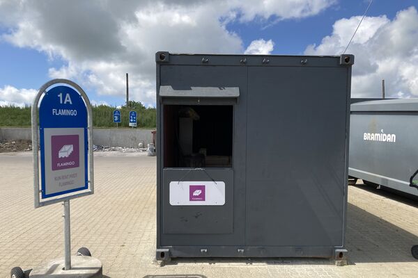 Verdichtung von Styropor | Recyclinghof Tarm