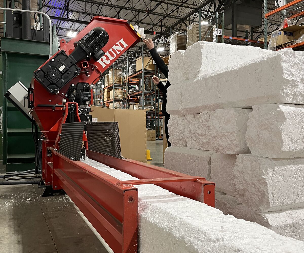 Verdichtung von Styropor | Xerox