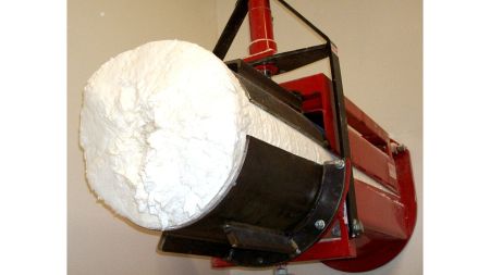Verdichtete Airlaid Textilien in Backen der Schneckenverdichter