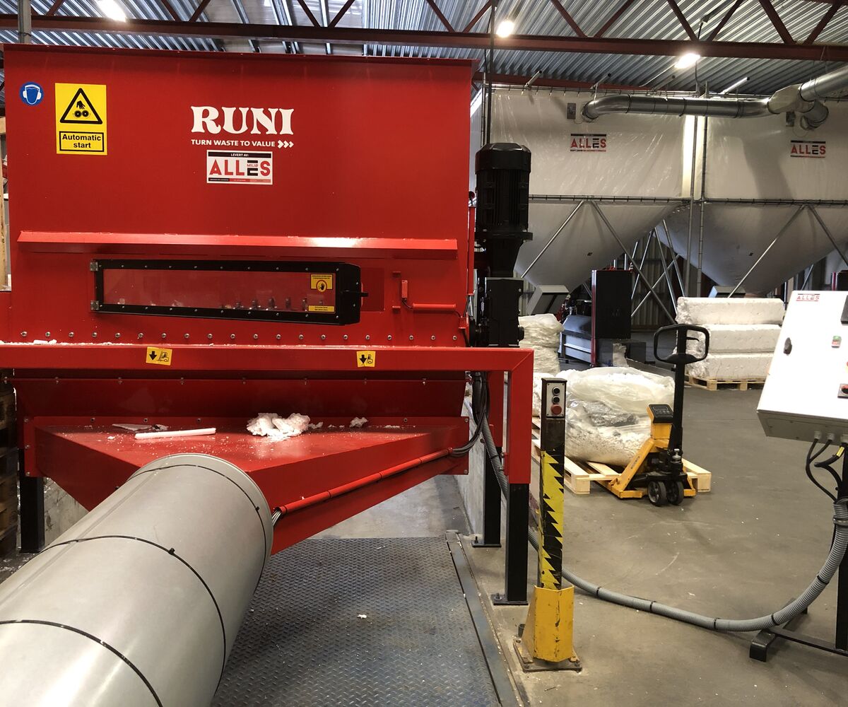 Verdichtung von Styropor | Vartdal Plast