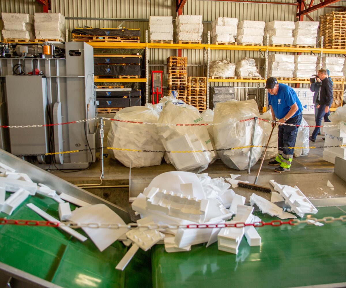 Verdichtung von Styropor | Vartdal Plast