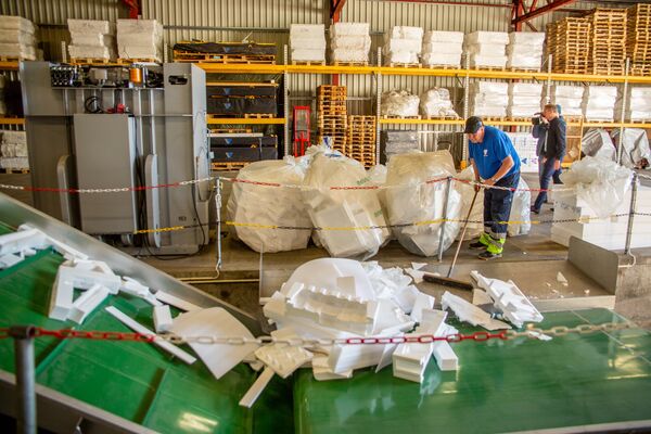 Verdichtung von Styropor | Vartdal Plast