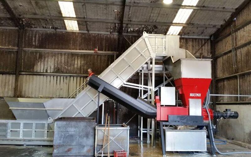 Separation of aluminum cans