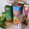 Beispiel verschiedene Tetra-Pack-Produkts zur Entwässerung und Verdichtung im Schneckenverdichter
