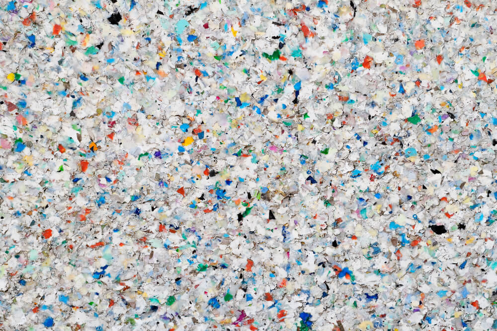 Nahaufnahme der PE-Folie