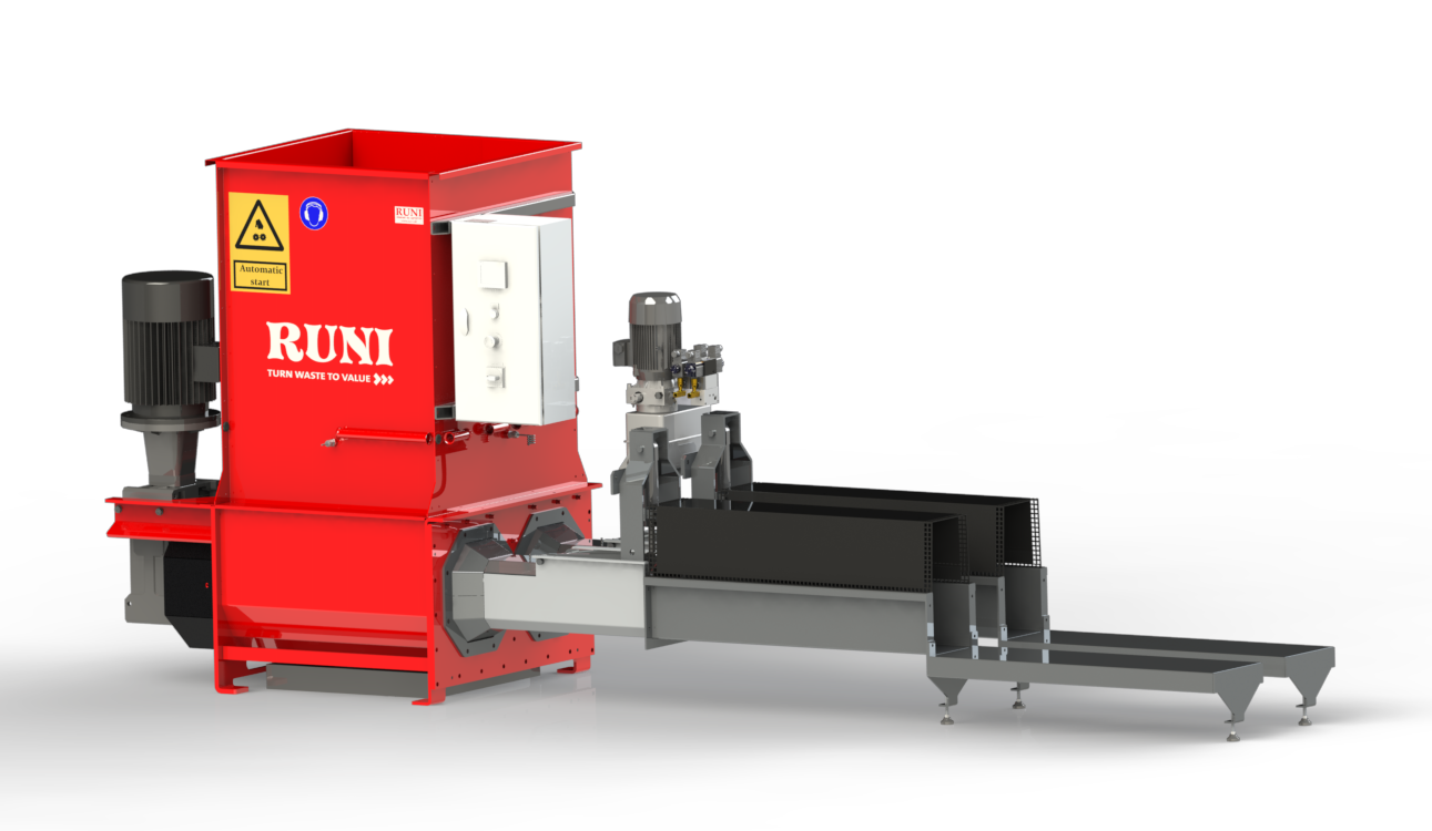 SK200Twin RUNI Schneckenverdichter zum Verdichten von EPS